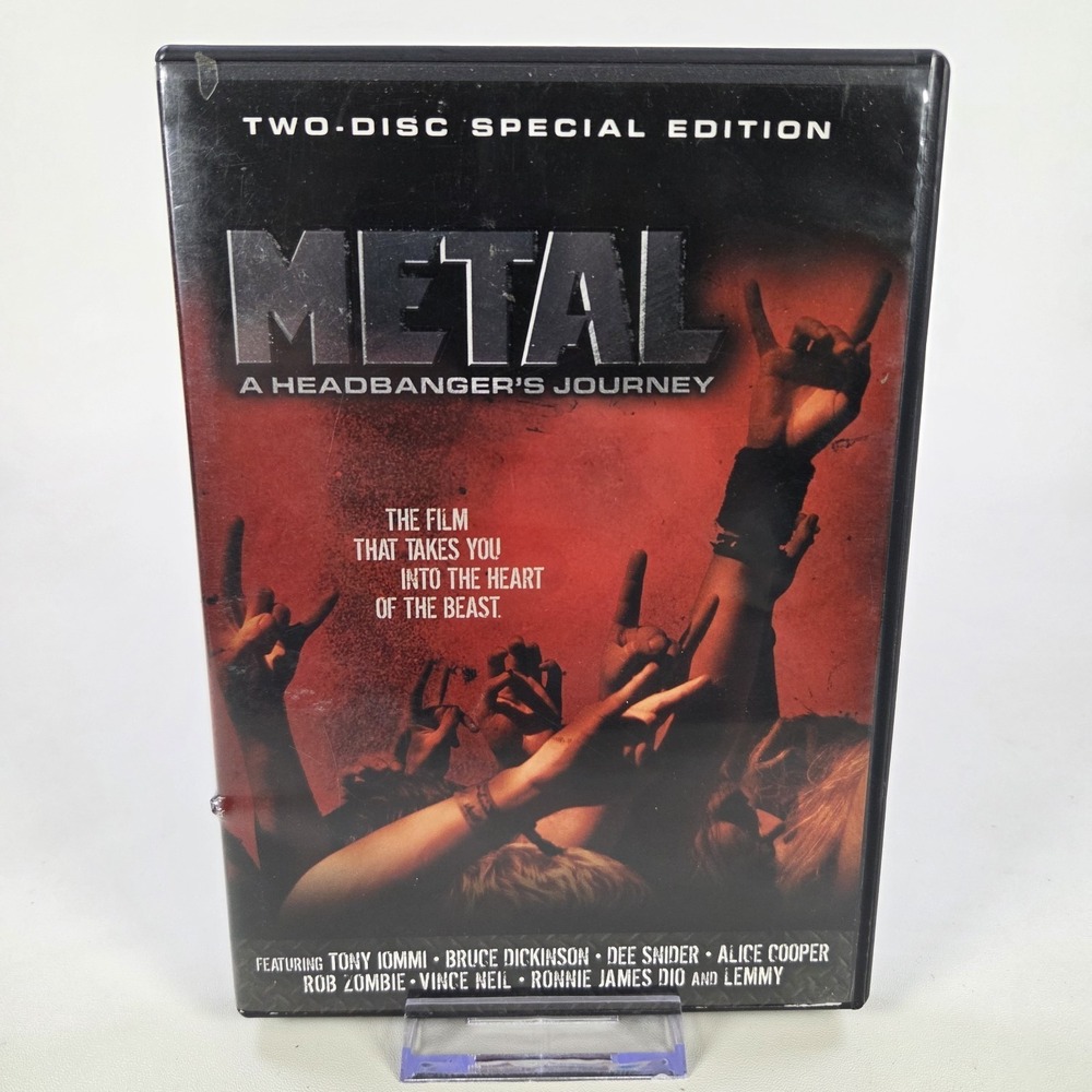 Metal: A Headbanger's Journey (DVD, 2005, 2-Disc Set) Sam Dunn Documentary *Read